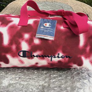CHAMPION DUFFLE BAG - PINK TIE DYE PRINT